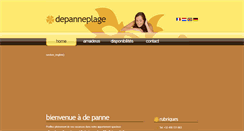 Desktop Screenshot of depanneplage.be